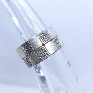 Vintage Cube Silver Ring